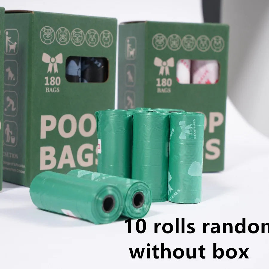 NONEDog Litter Poop Bags 180 Count Super Thick Leak Proof