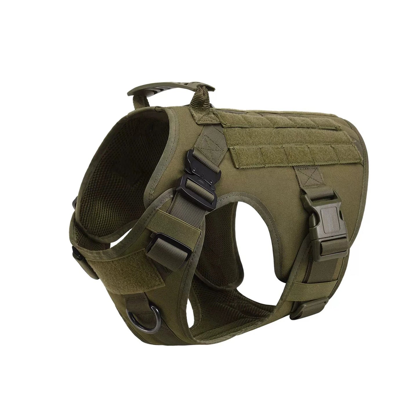 Military Dog Harness Collar Leash Molle Pouches For Medium Large Dogs Pet German Shepherd Training Walking Vest Dog Harnesses