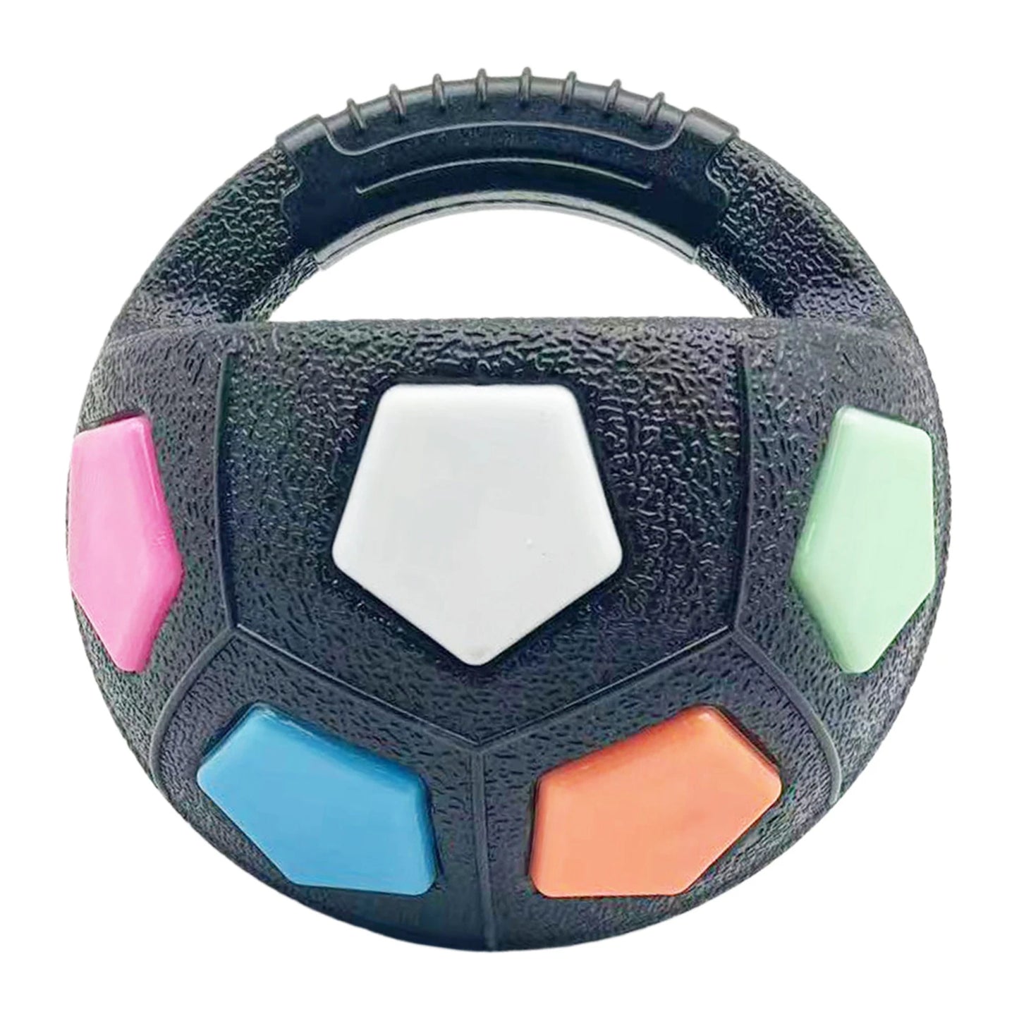 Dog Calming Ball Squeaky Football Toy Interactive Breeds