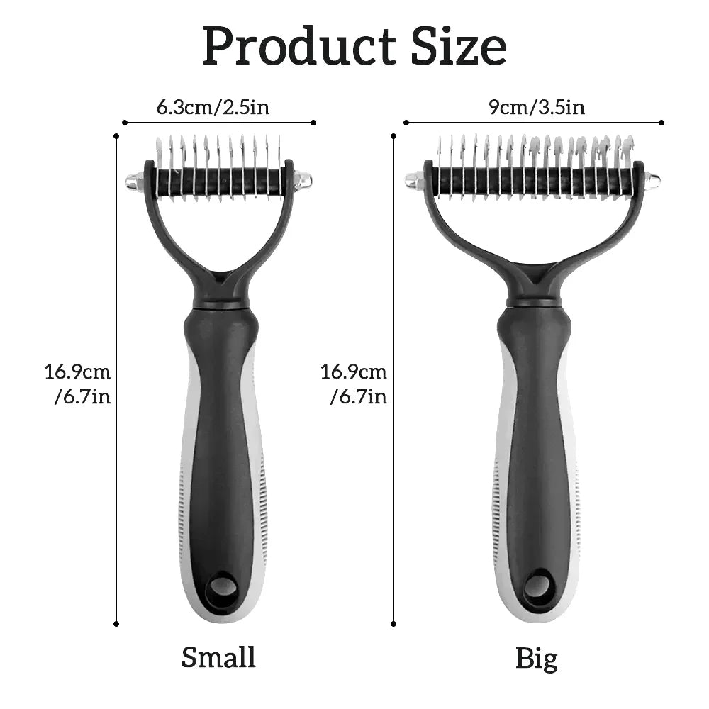 Pet Cat Hair Removal Comb For Dogs Grooming Dematting Deshedding Tool