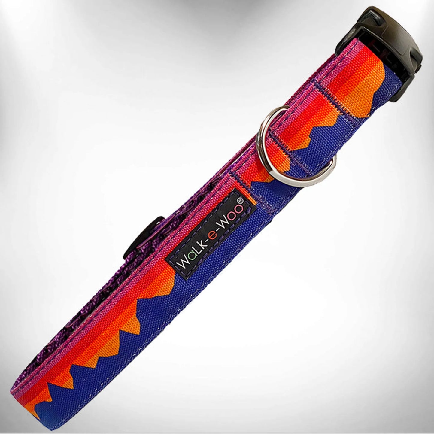 Walke Woo Mountain Dog Collars Durable Nylon Webbing For Outdoors
