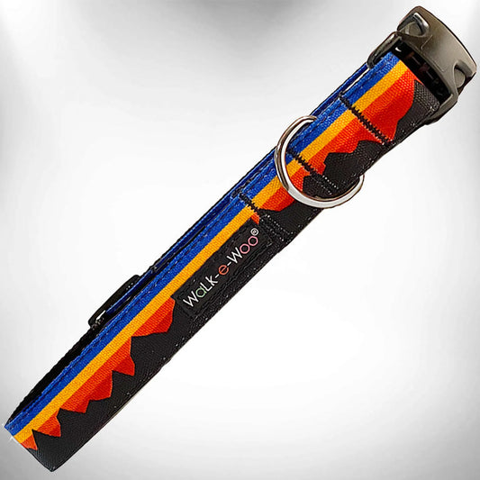 Walke Woo Mountain Dog Collars Durable Nylon Webbing For Outdoors