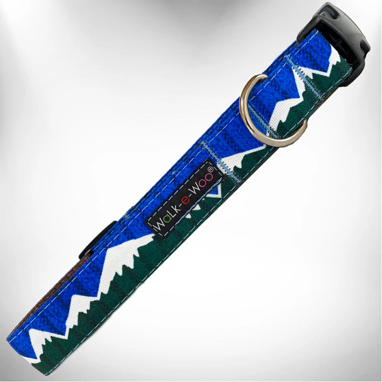 Walke Woo Mountain Dog Collars Durable Nylon Webbing For Outdoors