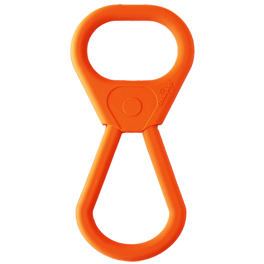 Pop Top Rubber Tug Toy for Interactive Play