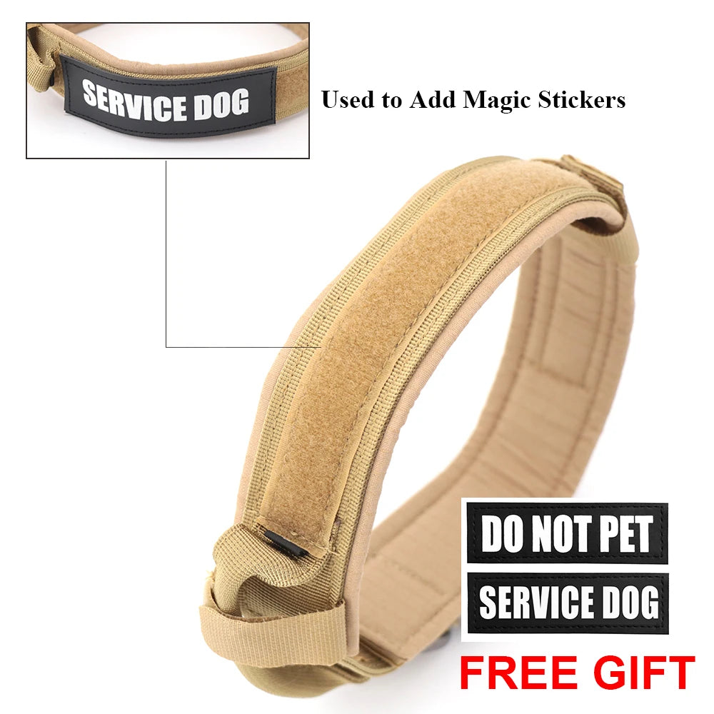 Petravel Dog Training Collar Military Leash With Adjustable Handle