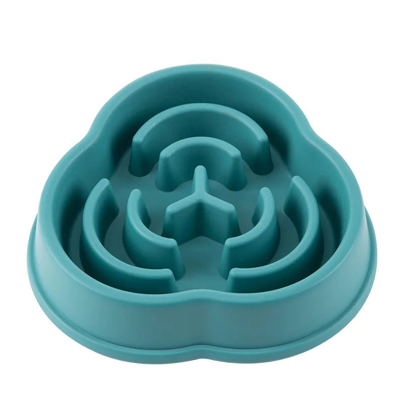 Slow Feeder Pet Bowl For Cats And Dogs NonSlip AntiChoking