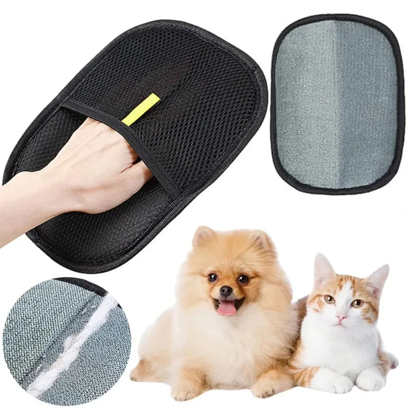 Portable Washable Pet Hair Removal Gloves For Furniture And Clothes
