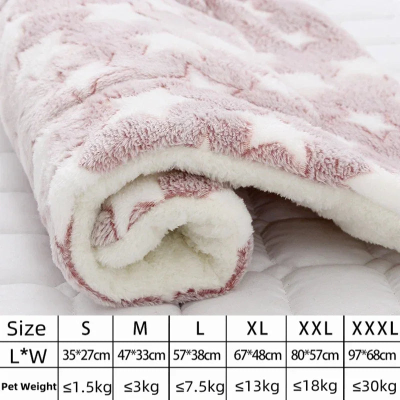 Thickened Flannel Pet Sleeping Mat For Dogs And Cats