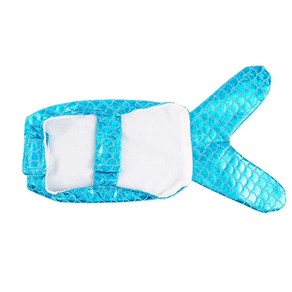 HOBBAGGO Personalized Mermaid Dog Costume For Cosplay And Parties