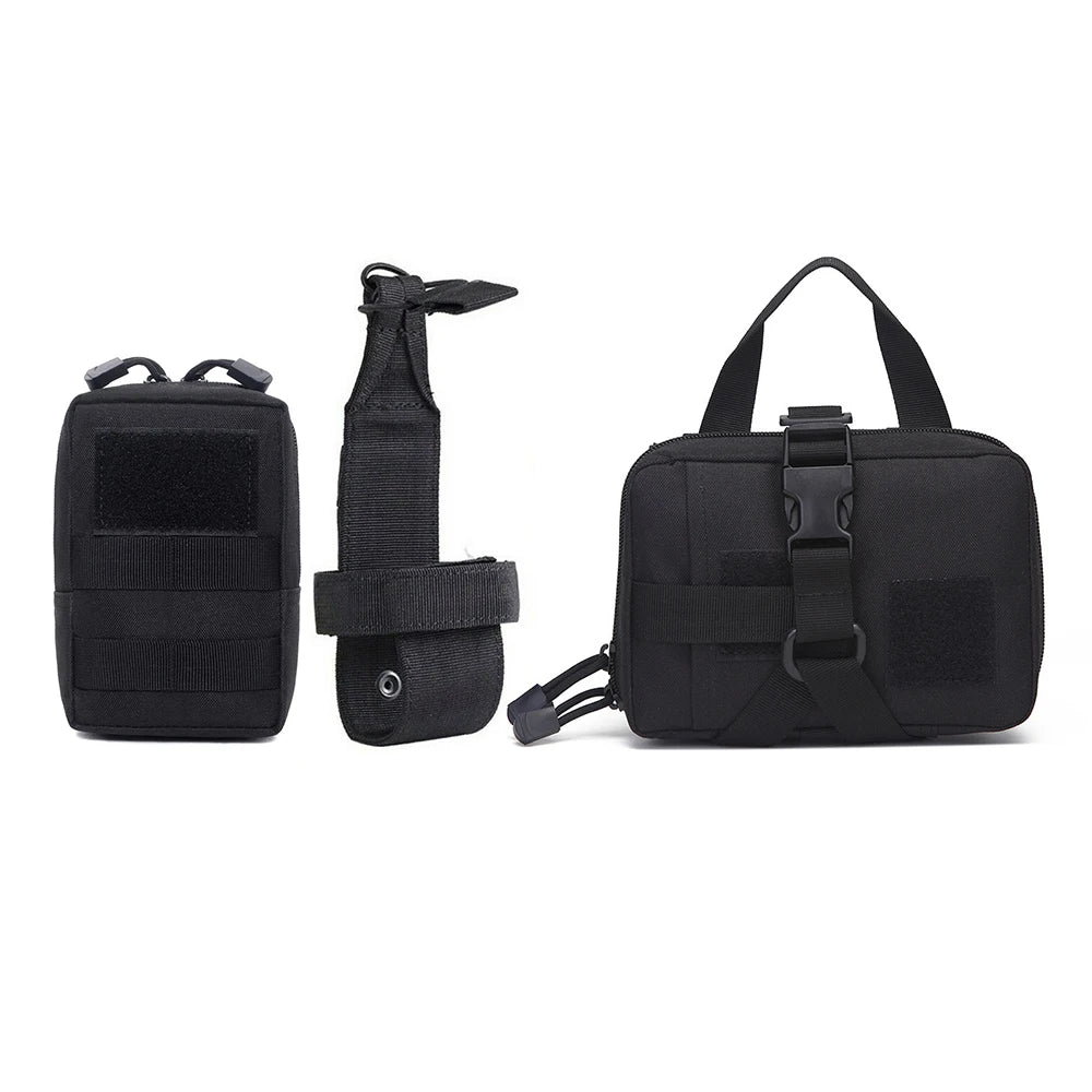 Dog Military Bags Set Molle Pouches Belt Attaching on Harness Sticker Military Dog Training Bags For Large Dogs Accessories