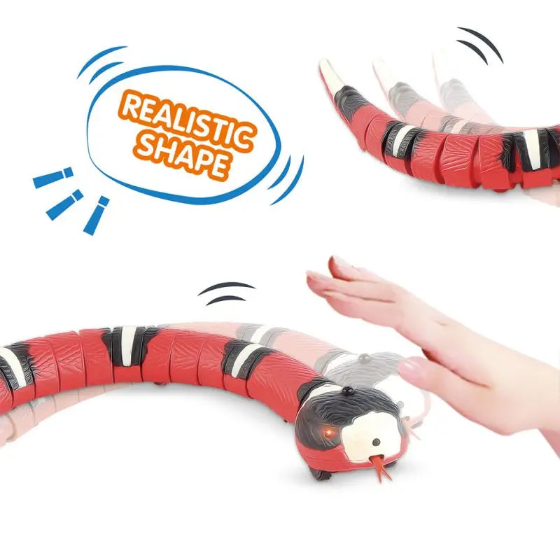 NONECN Smart Sensing Snake Interactive Cat Toy For Pets