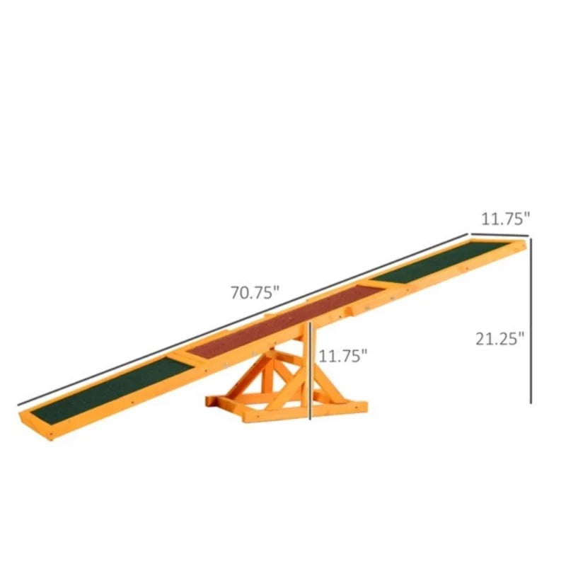 Pet Seesaw Activity Practice Dog Training Toy Agility Balance Seesaws Outdoor Dog Playground Equipment