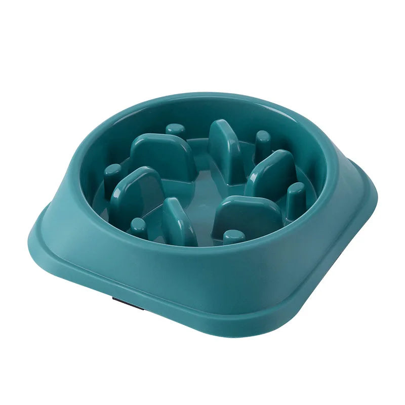 Slow Feeder Dog Cat Bowl Anti Choking Non Slip Plastic