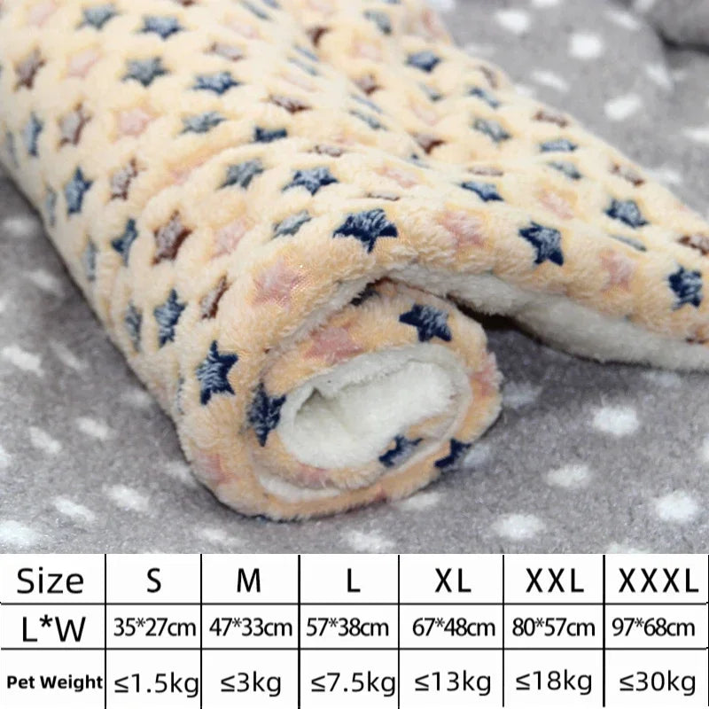 Thickened Flannel Pet Sleeping Mat For Dogs And Cats