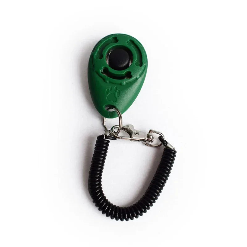 2 In 1 Dog Training Clicker With Adjustable Wrist Strap