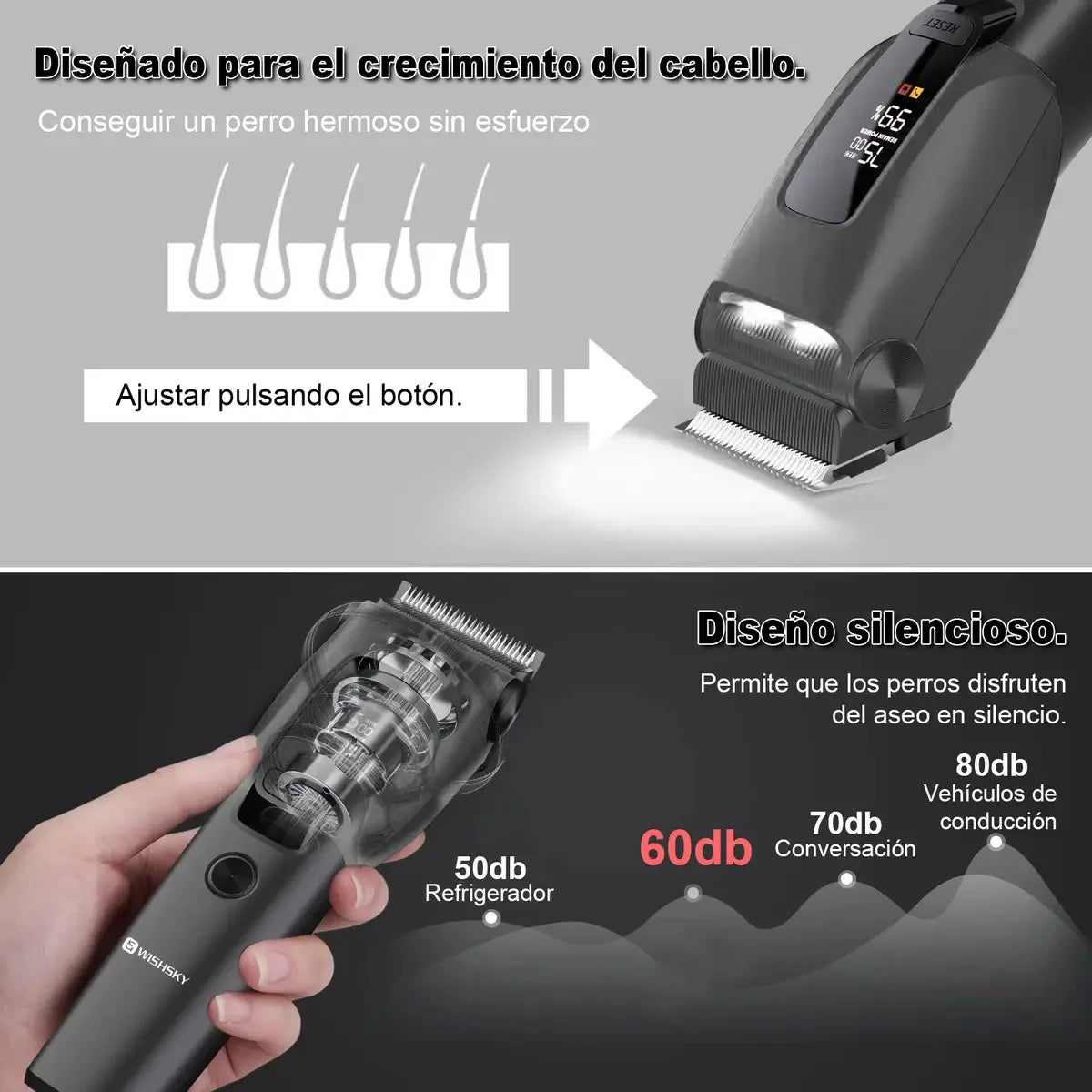 Skin Friendly Lightweight Dog And Cat Grooming Clippers