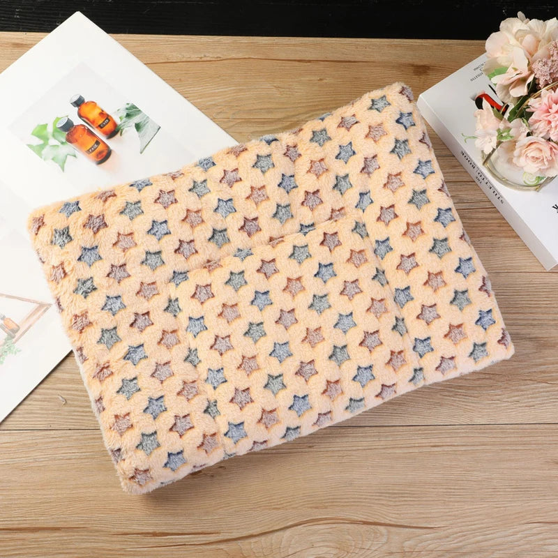 Thick Warm Flannel Cat And Dog Sleeping Cushion