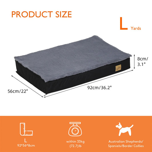 BORWART CN Orthopaedic Dog Bed Waterproof Cushion 2 In 1 Removable Cover