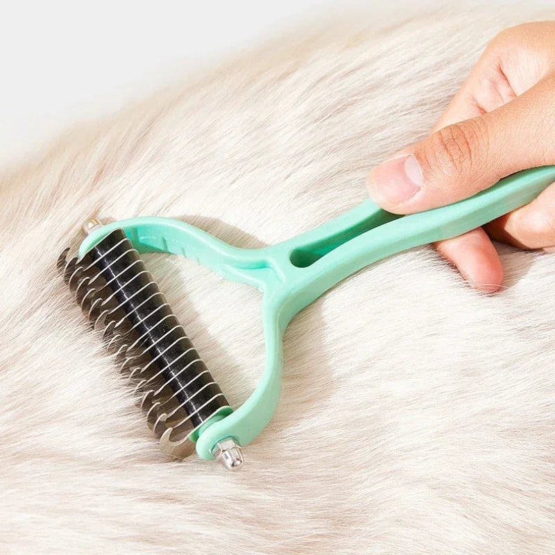 Cat Fur Knot Cutter Hair Removal Comb For Pet Grooming