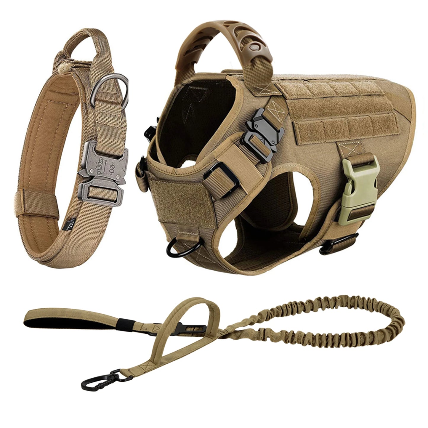 Nylon Large Dog Harness And Leash Set For Training And Walking