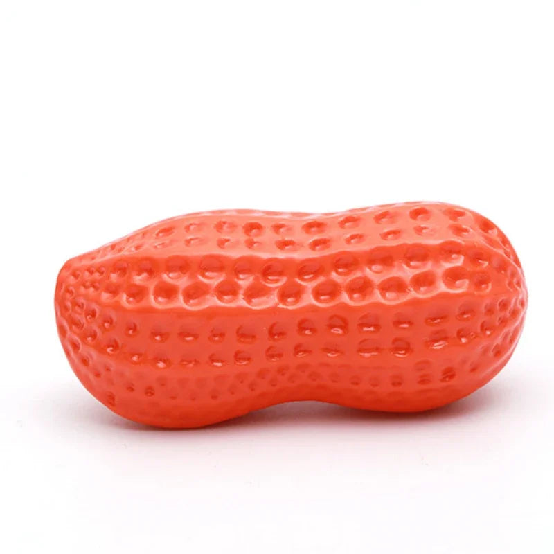Pet Peanut Toy TPR Chew Toy For Dogs Interactive Squeak