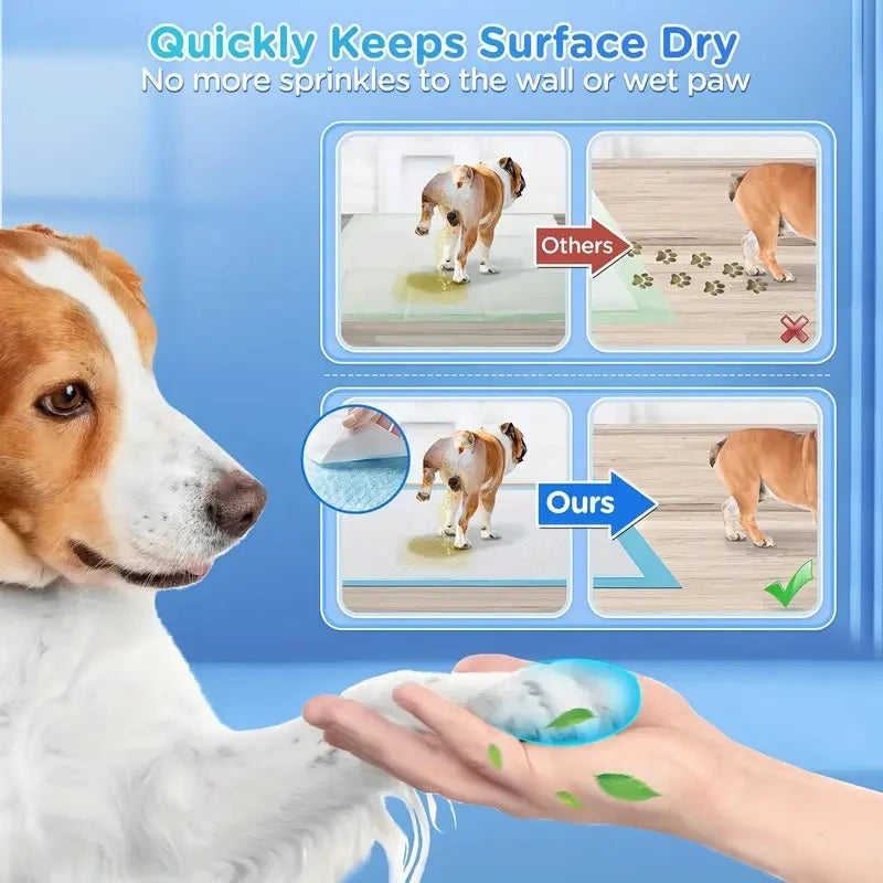 NONEDog Litter Leak Proof Quick Dry Dog Pee Pads For Potty Training