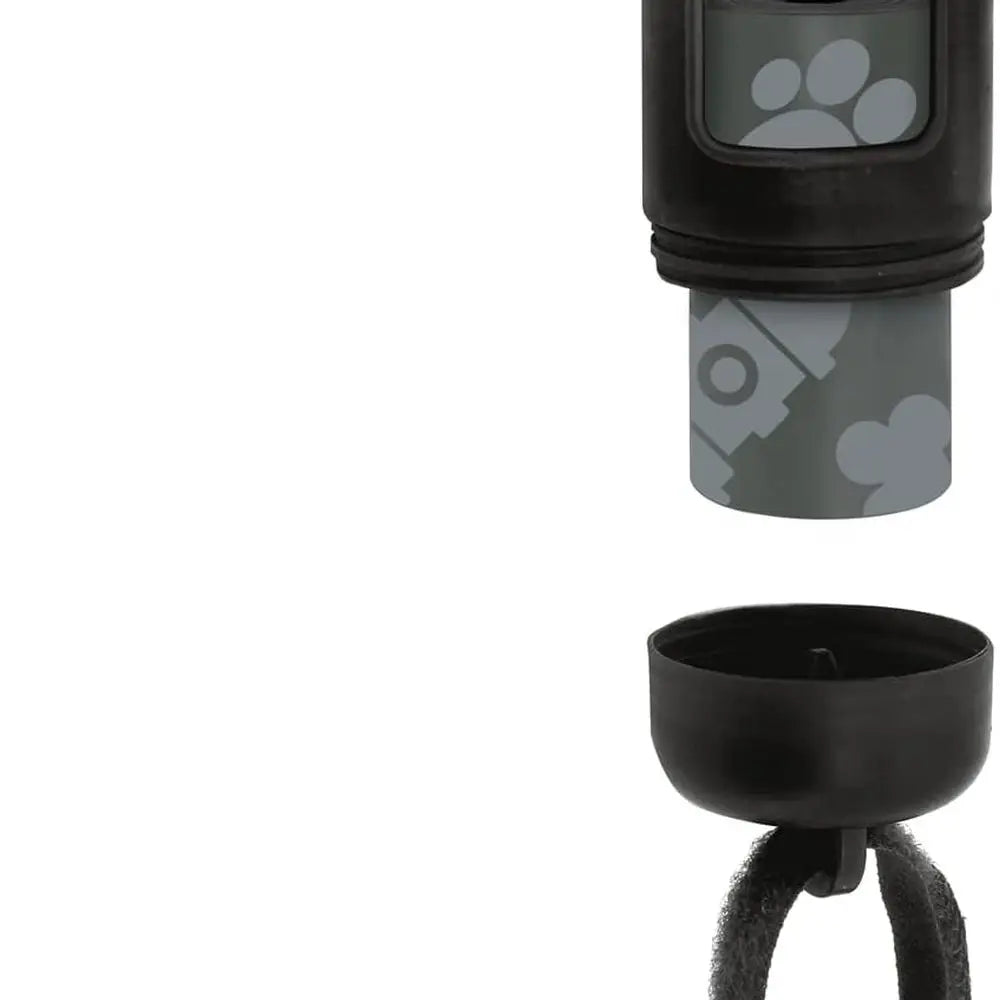 Dog Poop Bag Holder Leash Attachment With 30 Bags Dispenser
