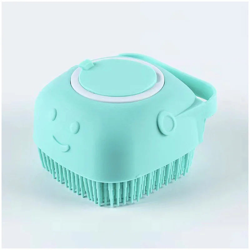 Strongwolf Silicone Pet Bath Massage Gloves Brush