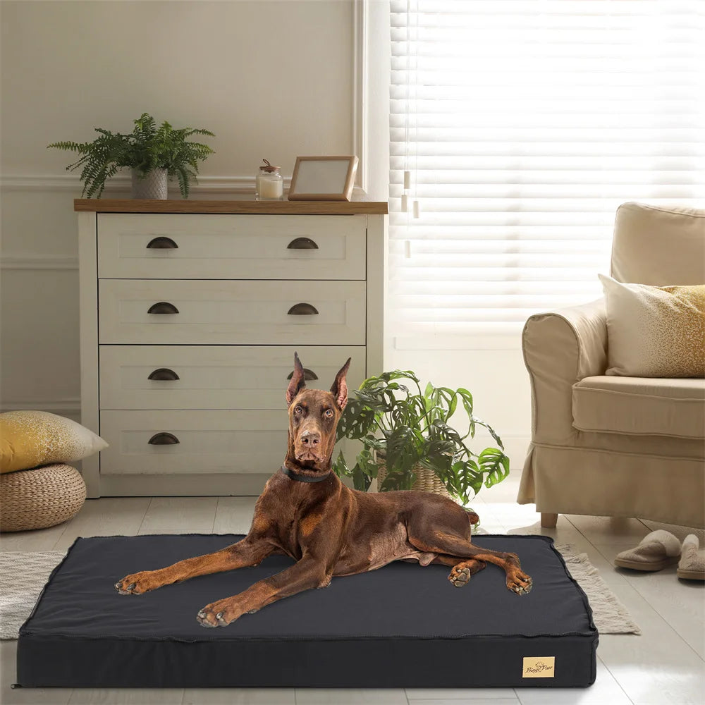 BORWART CN Orthopaedic Dog Bed Waterproof Cushion 2 In 1 Removable Cover
