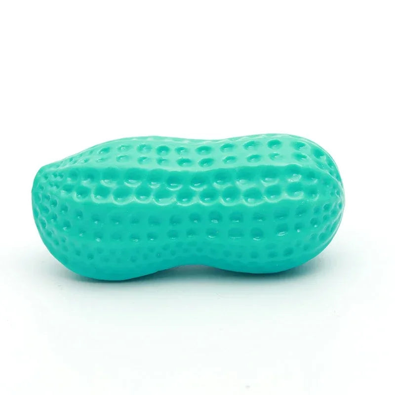 Pet Peanut Toy TPR Chew Toy For Dogs Interactive Squeak