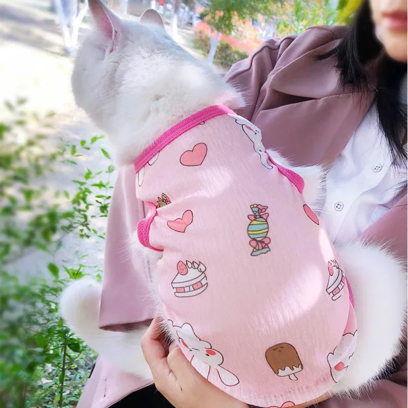 Sunscreen Cat Vest Summer Pet Clothing Breathable Ultra Thin