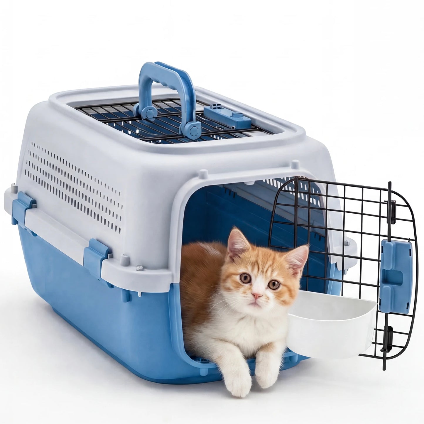 JHK Pet Carrier for Small Dogs Cats Front Top Load
