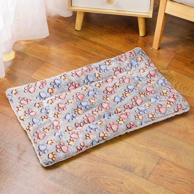 Thick Warm Flannel Cat And Dog Sleeping Cushion