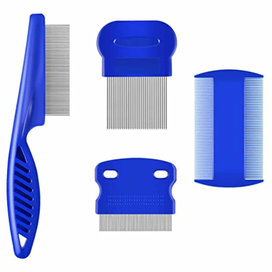 Flea Lice Comb Stainless Steel Double Sided Dog Cat Grooming