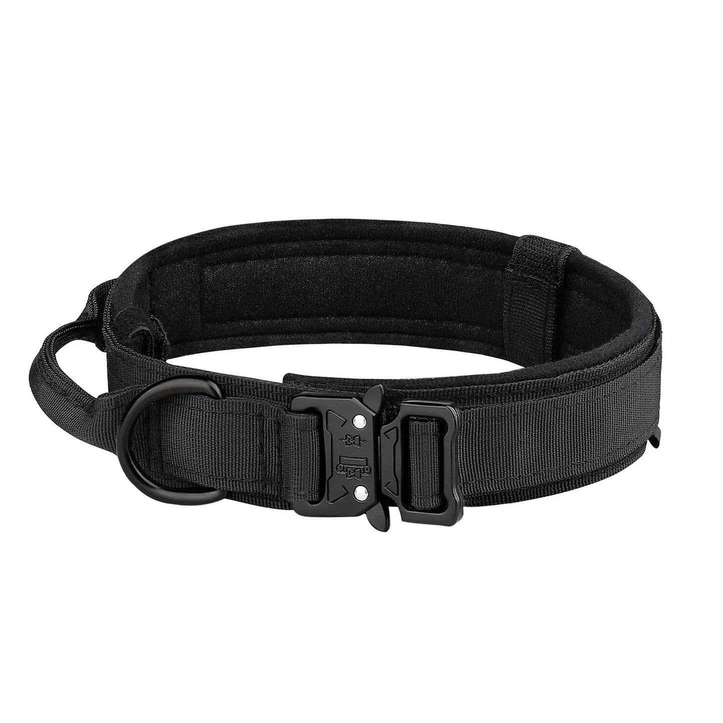 Outdoor Dog Collar With Metal Buckle Breathable Nylon