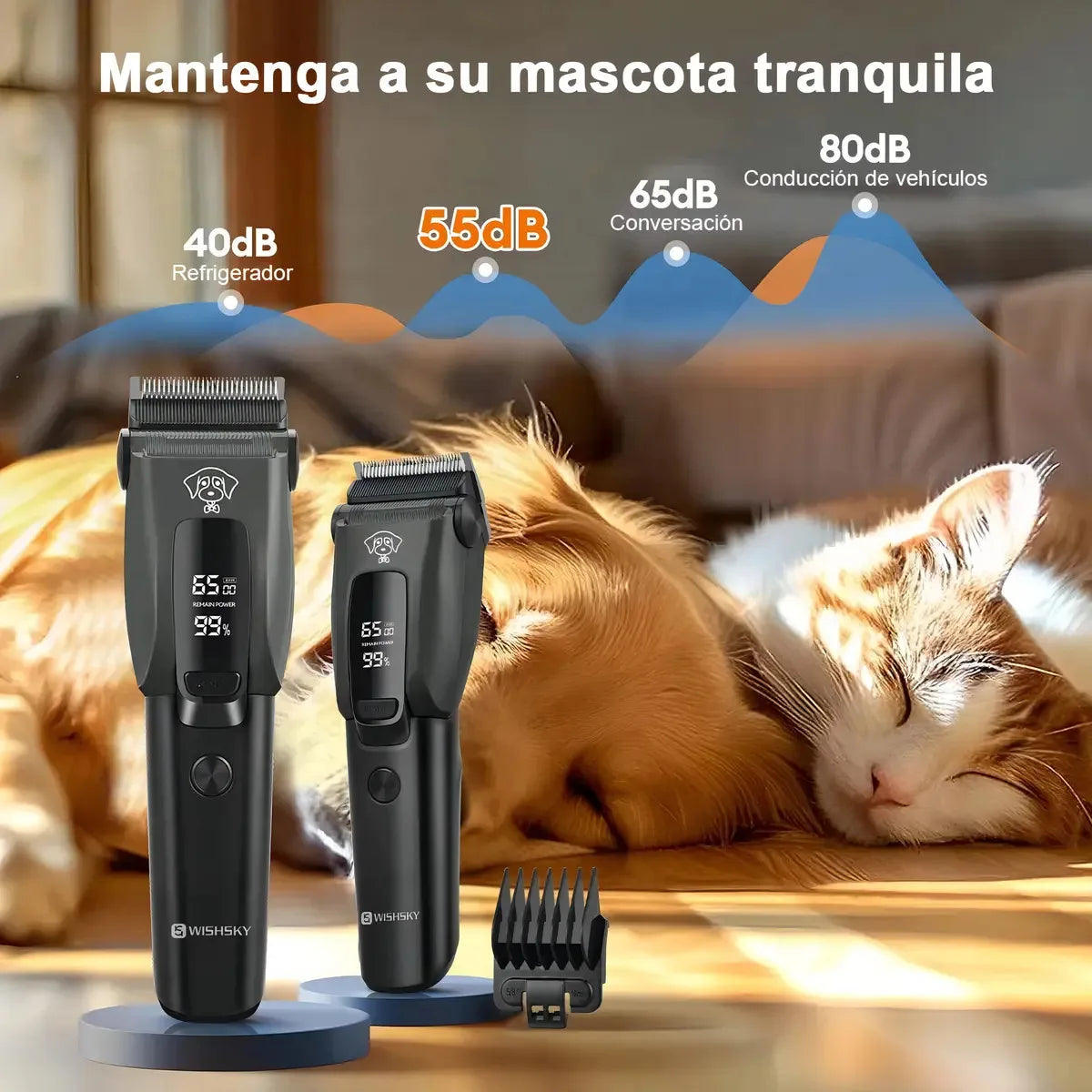 Skin Friendly Lightweight Dog And Cat Grooming Clippers