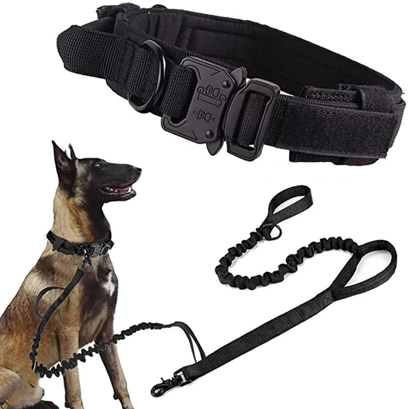 Cooyomoo Durable Dog Collar Leash Set Training Accessories