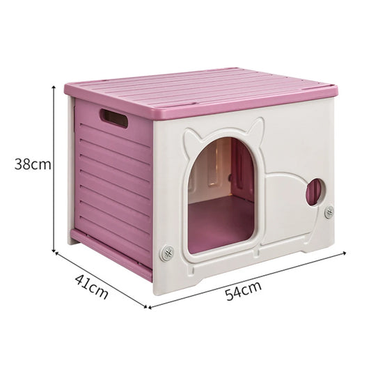 AlloetCN Outdoor Cat House Waterproof Cozy Shelter For Small Pets