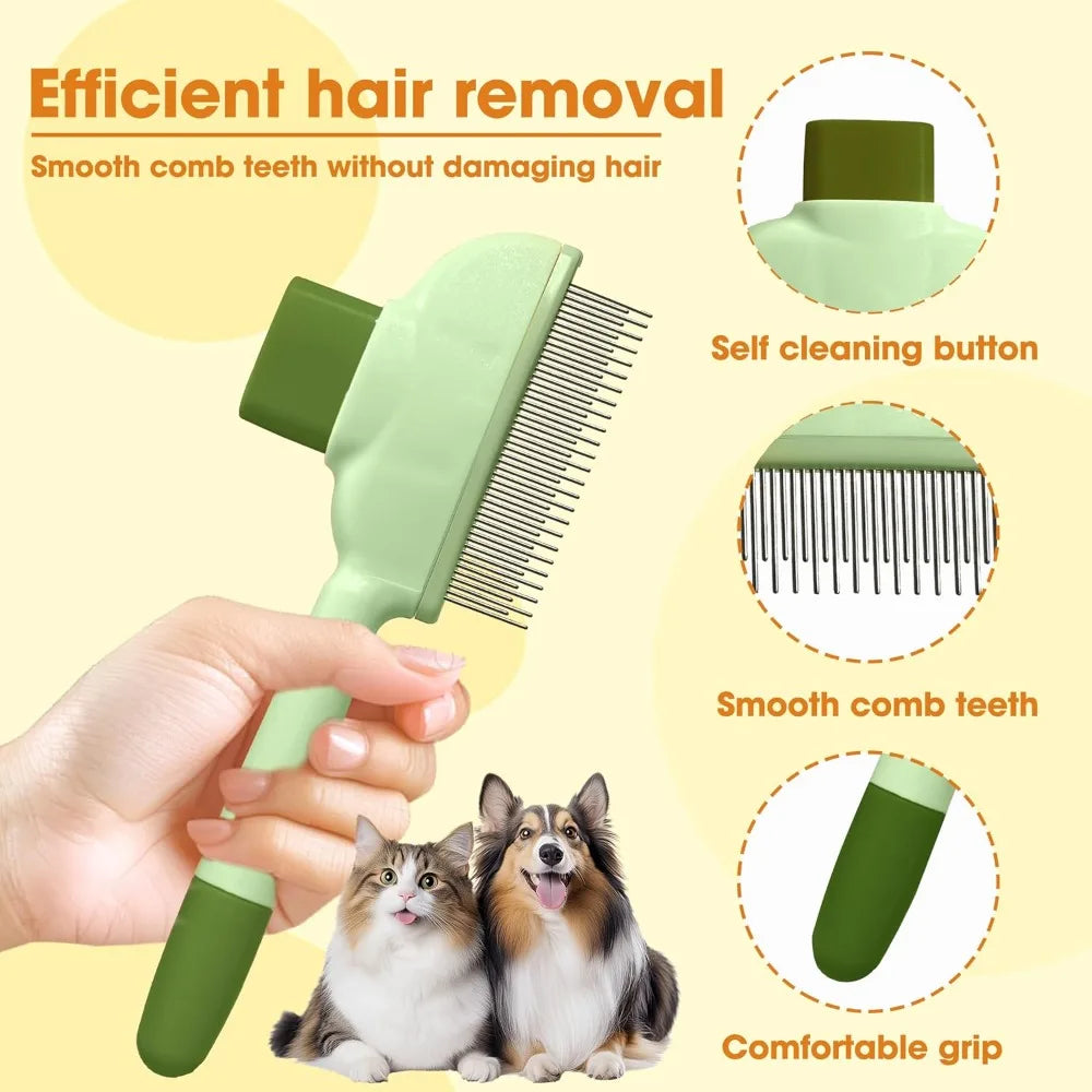 Professional Deshedding Brush For Dogs And Cats Gentle On Skin