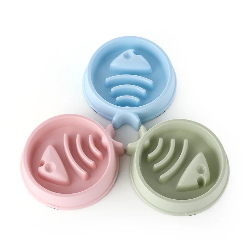 Slow Feeder Pet Bowl For Cats And Dogs NonSlip AntiChoking