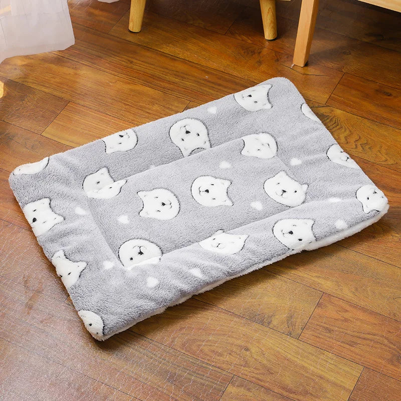 Thick Warm Flannel Cat And Dog Sleeping Cushion