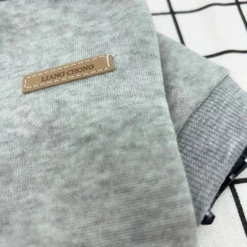 Warm Winter Plaid Patchwork Jacket With Bear Hoodie