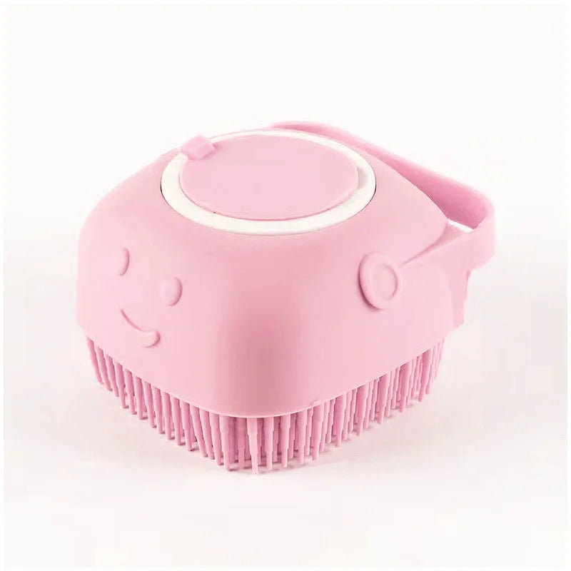 Strongwolf Silicone Pet Bath Massage Gloves Brush