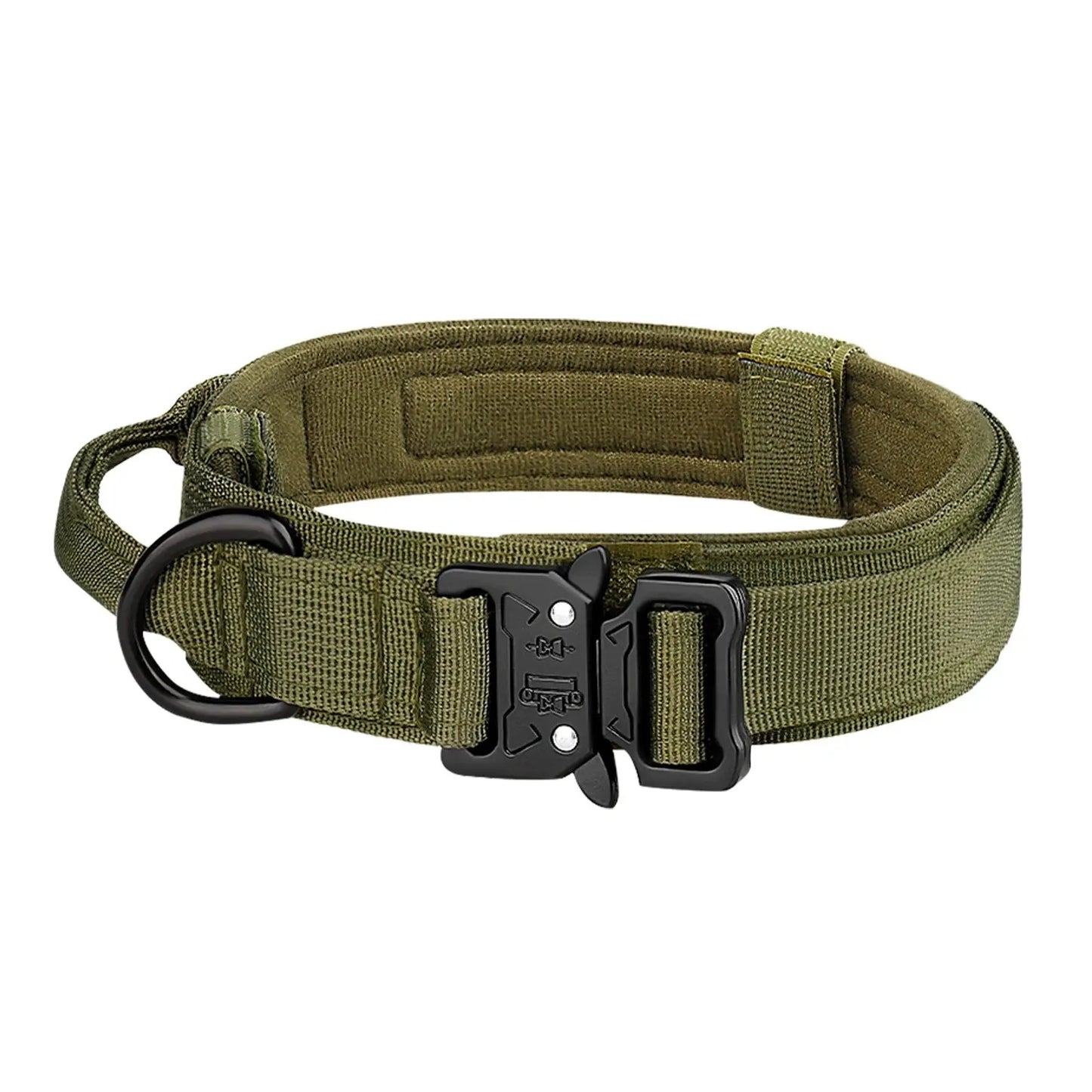 Outdoor Dog Collar With Metal Buckle Breathable Nylon