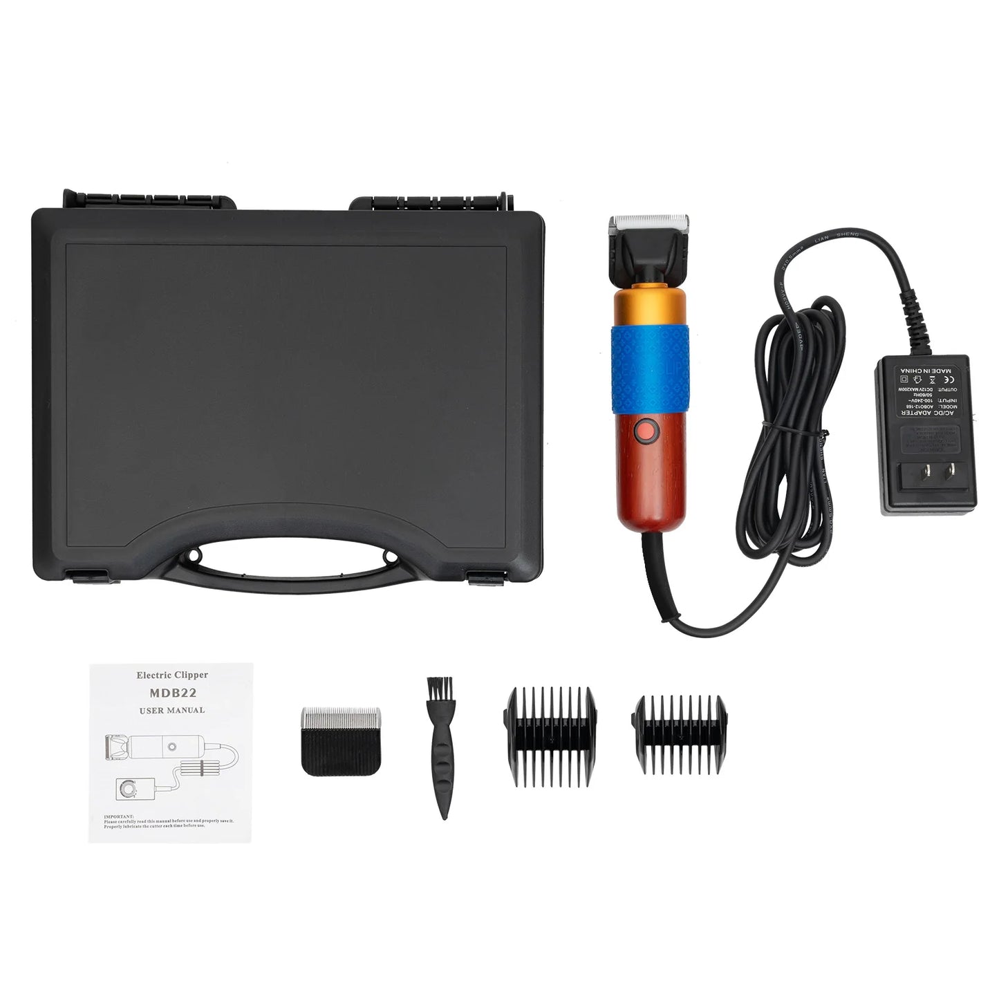 200W Electric Pet Clippers,Pet Dog Grooming Clippers Kit Low Noise Pet Hair Trimmer for Grooming Hair Clipper for Dogs Cats Pets