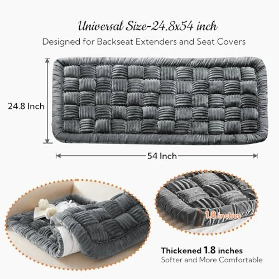 Backseat Pet Bed Mat For Car Non-Slip Dog Seat Cover