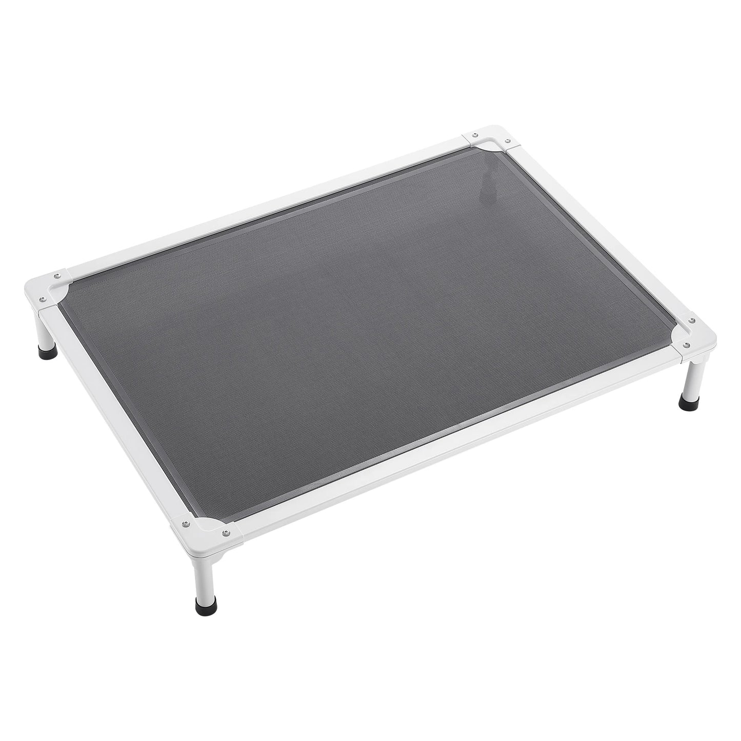 SucceBuy Elevated Dog Bed For Large Dogs With Textilene Mesh