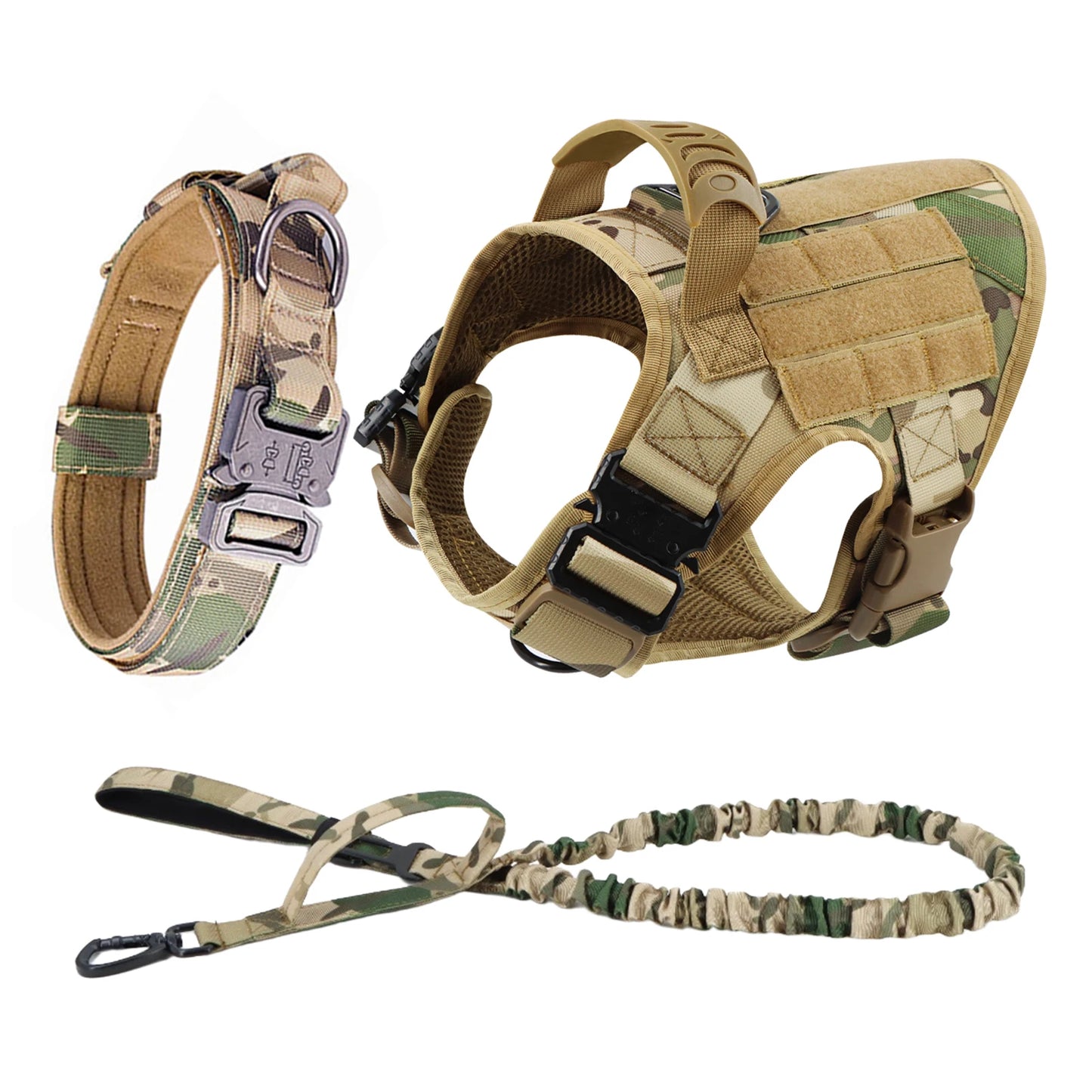 Nylon Large Dog Harness And Leash Set For Training And Walking