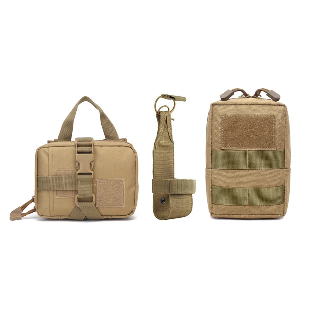 Dog Military Bags Set Molle Pouches Belt Attaching on Harness Sticker Military Dog Training Bags For Large Dogs Accessories