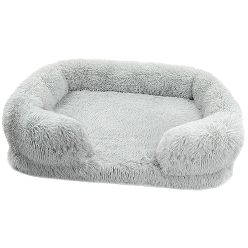 Orthopedic Thickened Dog Bed For Large Dogs With Plush Cover
